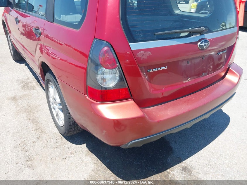 2008 Subaru Forester Sports 2.5X VIN: JF1SG66658H724885 Lot: 39637940