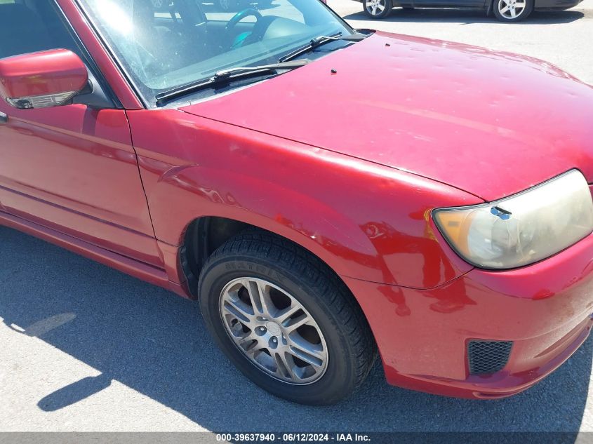 2008 Subaru Forester Sports 2.5X VIN: JF1SG66658H724885 Lot: 39637940