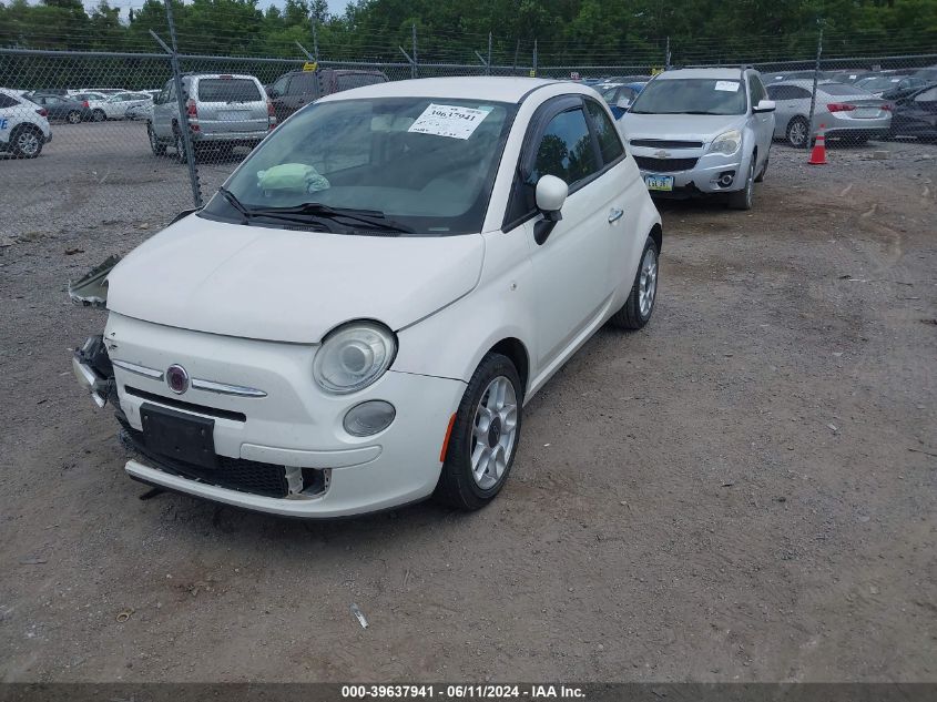 2012 Fiat 500 Pop VIN: 3C3CFFAR4CT112503 Lot: 39637941