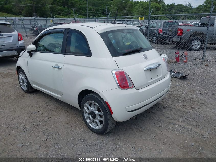 2012 Fiat 500 Pop VIN: 3C3CFFAR4CT112503 Lot: 39637941