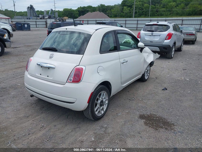 2012 Fiat 500 Pop VIN: 3C3CFFAR4CT112503 Lot: 39637941