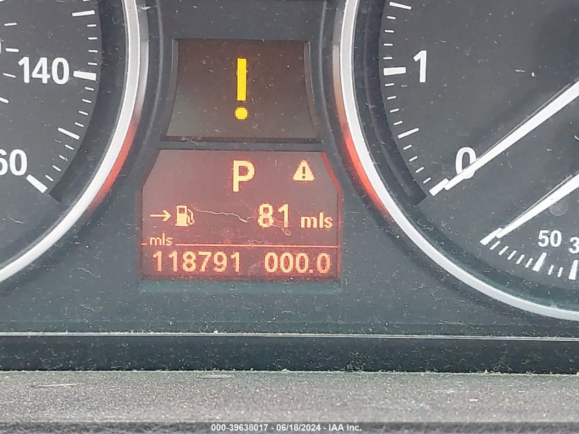 2009 BMW 328I VIN: WBAPH77539NM47016 Lot: 39638017