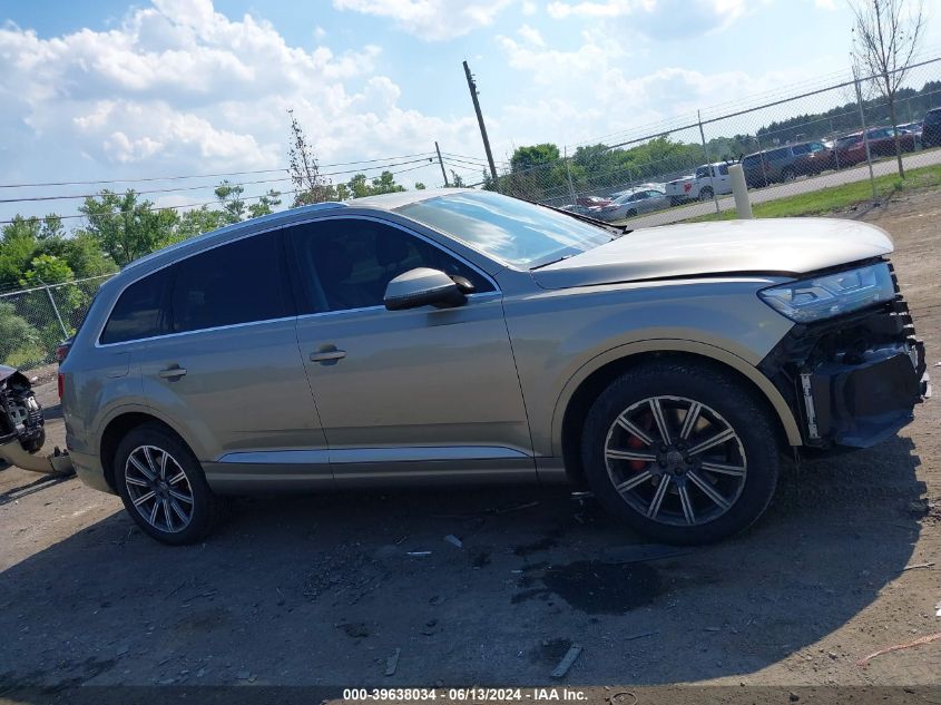 2017 Audi Q7 3.0T Premium VIN: WA1VABF72HD030120 Lot: 39638034