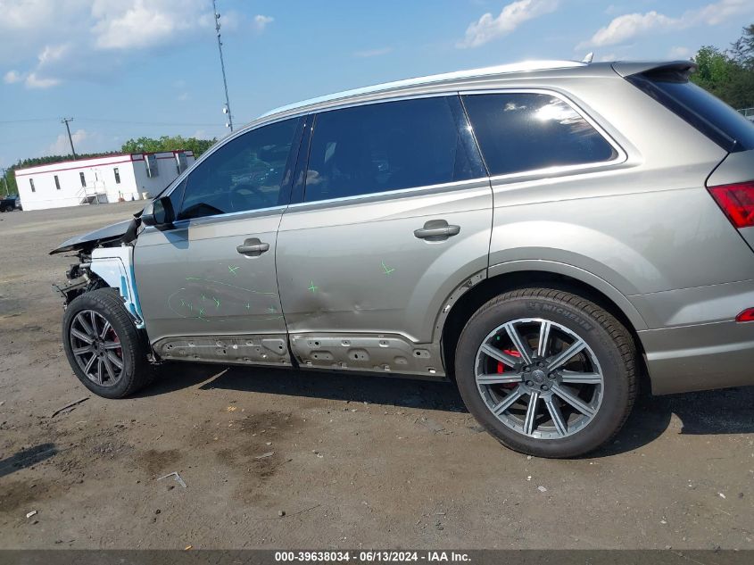 2017 Audi Q7 3.0T Premium VIN: WA1VABF72HD030120 Lot: 39638034