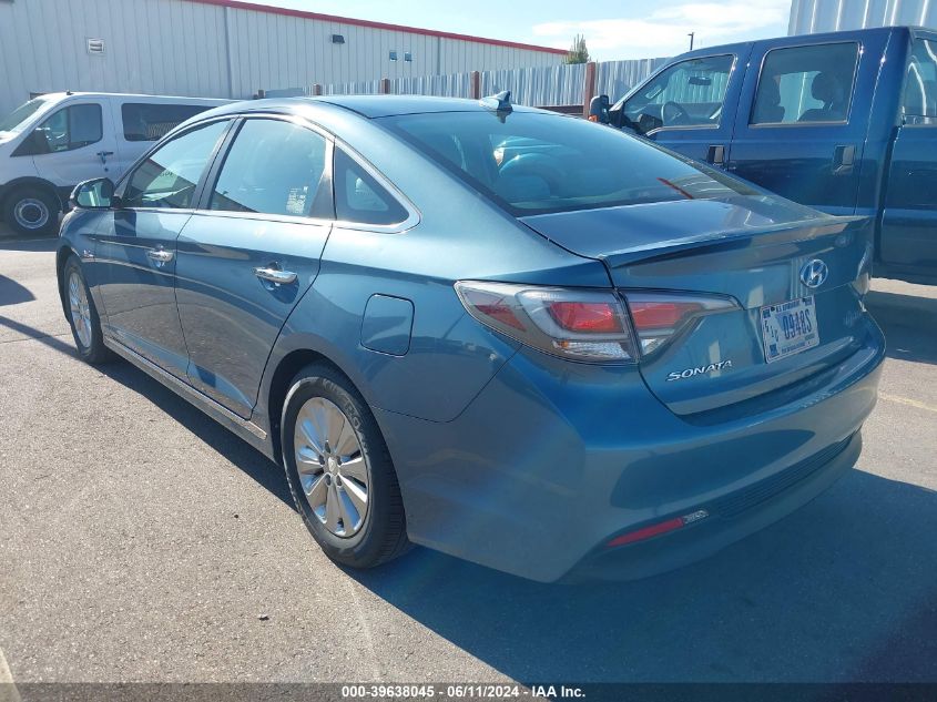 2016 Hyundai Sonata Hybrid Se VIN: KMHE24L19GA036006 Lot: 39638045