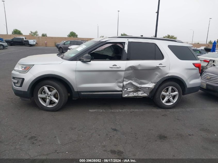 2017 Ford Explorer Xlt VIN: 1FM5K8DH1HGC61926 Lot: 39638052