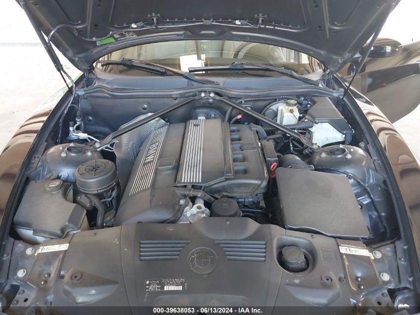 2005 BMW Z4 3.0I VIN: 4USBT53545LU10787 Lot: 39638053