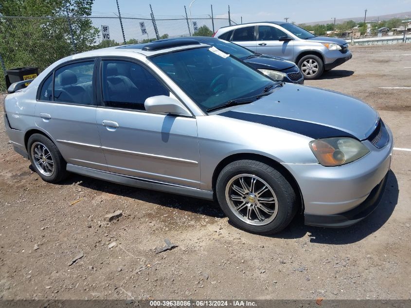 2003 Honda Civic Ex VIN: 2HGES26843H586860 Lot: 39638086