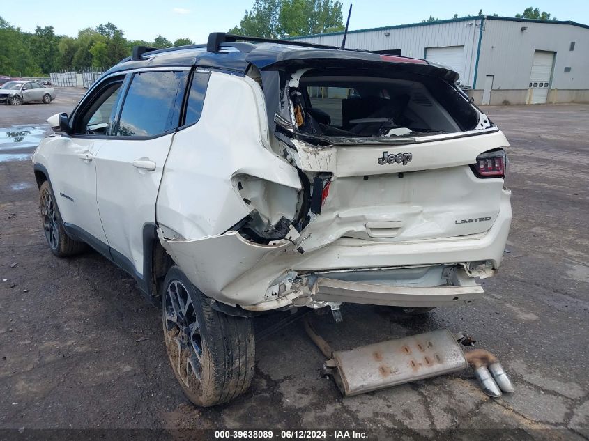 2018 Jeep Compass Limited 4X4 VIN: 3C4NJDCB4JT492088 Lot: 39638089