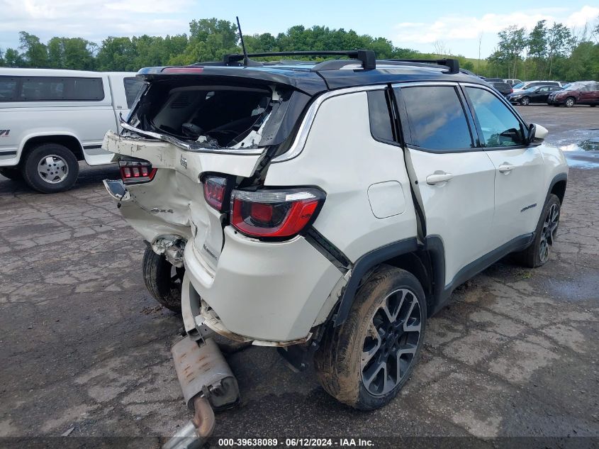 2018 Jeep Compass Limited 4X4 VIN: 3C4NJDCB4JT492088 Lot: 39638089