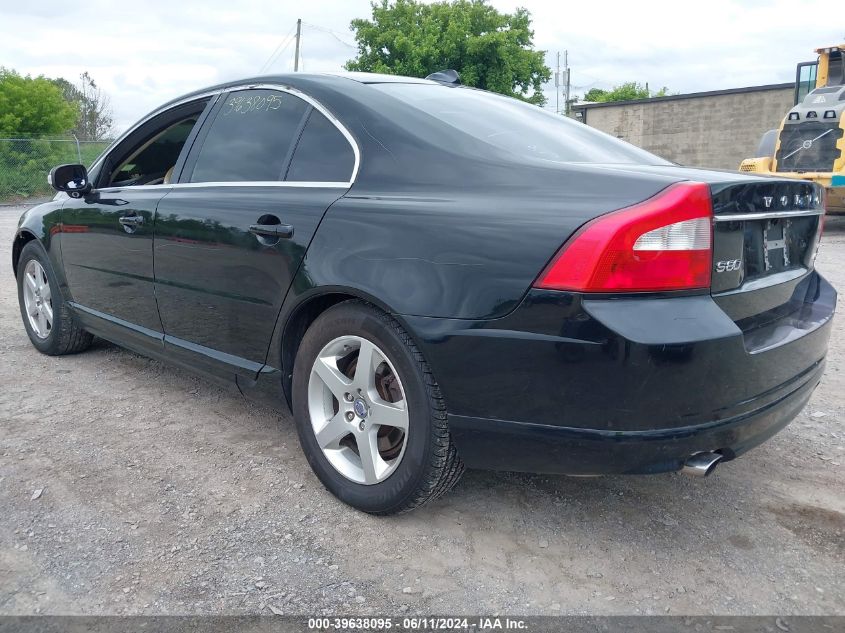 2009 Volvo S80 T6 VIN: YV1AH992391091367 Lot: 39638095