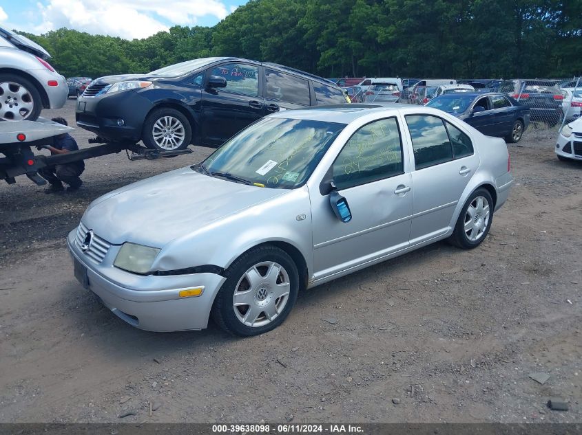 2001 Volkswagen Jetta Glx VIN: 3VWTG29M81M035746 Lot: 39638098