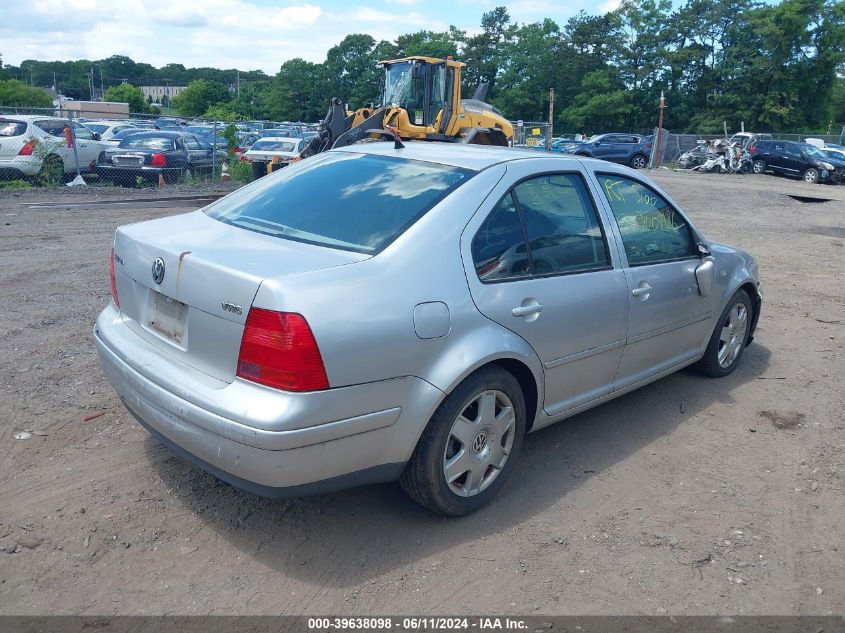 2001 Volkswagen Jetta Glx VIN: 3VWTG29M81M035746 Lot: 39638098