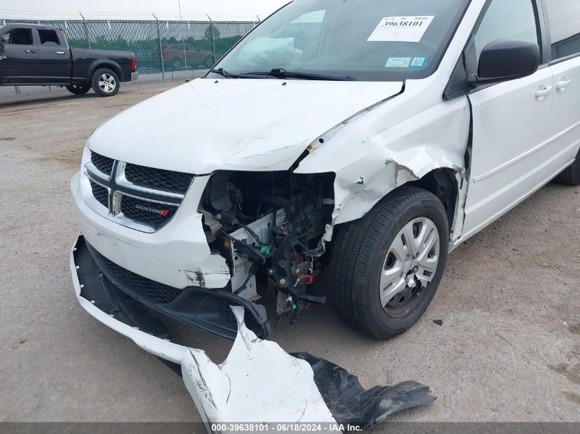 2015 Dodge Grand Caravan Se VIN: 2C4RDGBG0FR642327 Lot: 39638101