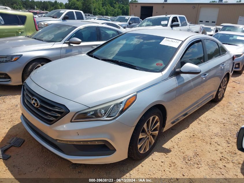 5NPE34AF6FH079919 2015 HYUNDAI SONATA - Image 2