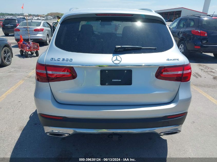 2018 Mercedes-Benz Glc 300 4Matic VIN: WDC0G4KB7JV059272 Lot: 39638124