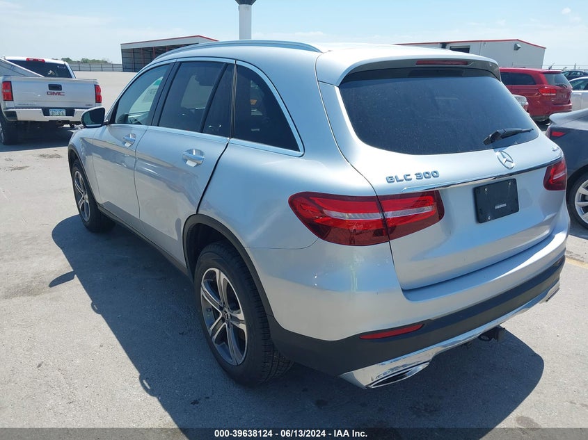 2018 Mercedes-Benz Glc 300 4Matic VIN: WDC0G4KB7JV059272 Lot: 39638124