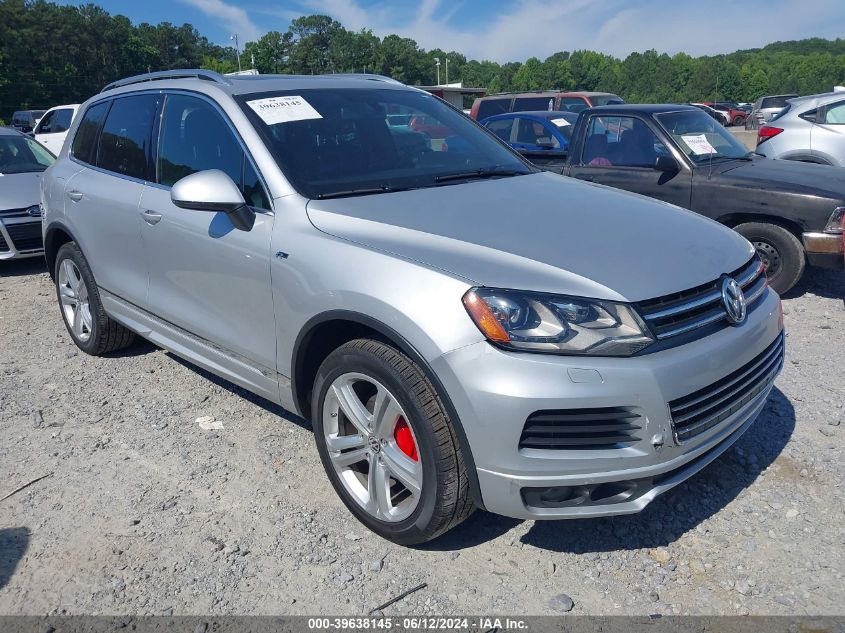 2014 Volkswagen Touareg Tdi R-Line VIN: WVGDP9BP7ED011262 Lot: 39638145