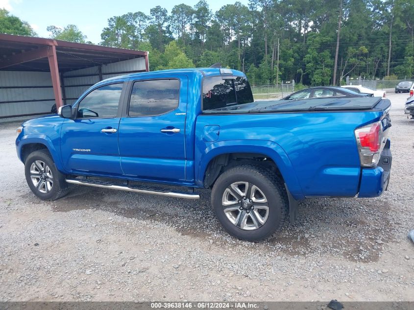 2017 Toyota Tacoma Limited VIN: 5TFEZ5CN0HX022504 Lot: 39638146