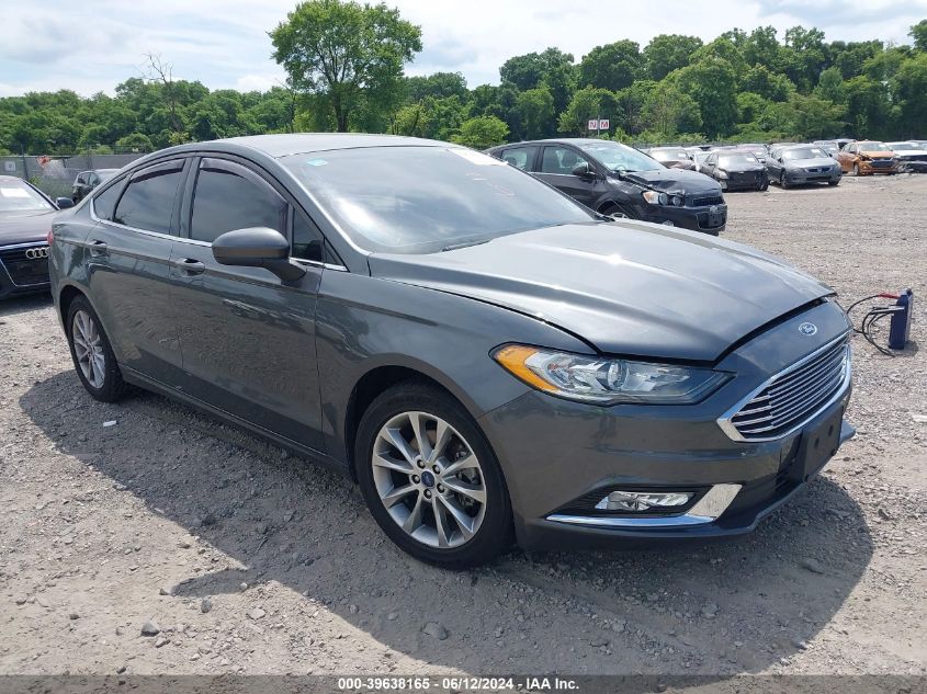 2017 FORD FUSION SE - 3FA6P0H77HR319551