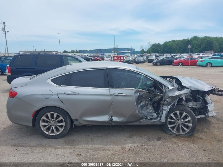 2015 Chrysler 200 C VIN: 1C3CCCCB1FN501689 Lot: 39638197