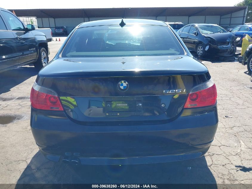 2006 BMW 525I VIN: WBANE53586CK84803 Lot: 39638260