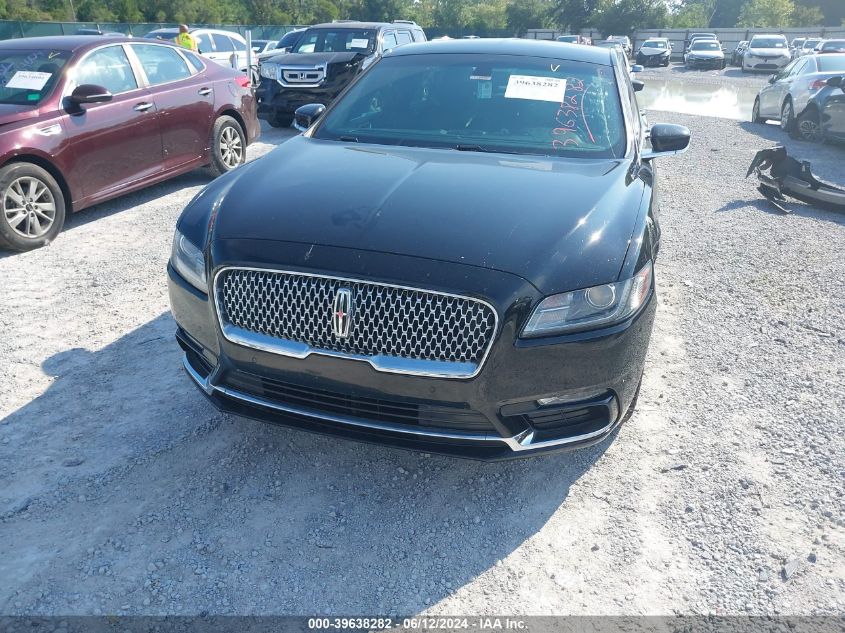 2017 Lincoln Continental Select VIN: 1LN6L9SK3H5611106 Lot: 39638282