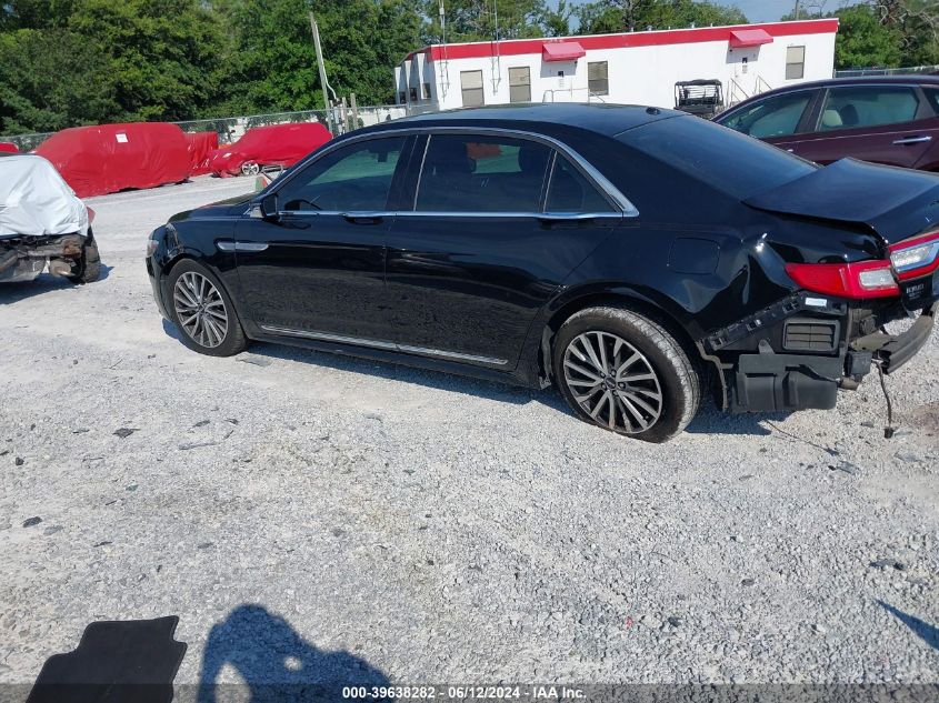 2017 Lincoln Continental Select VIN: 1LN6L9SK3H5611106 Lot: 39638282