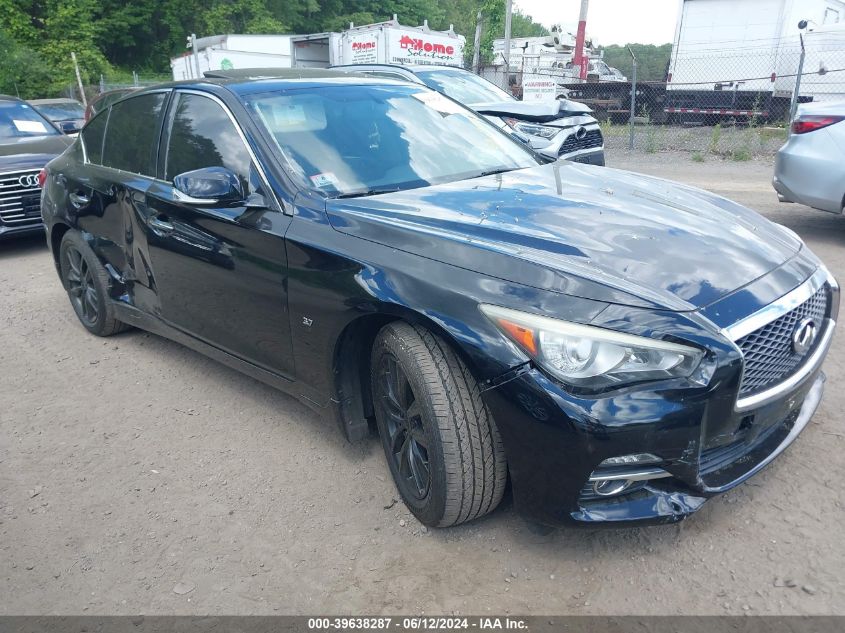 2014 Infiniti Q50 Premium VIN: JN1BV7AR3EM694976 Lot: 39638287