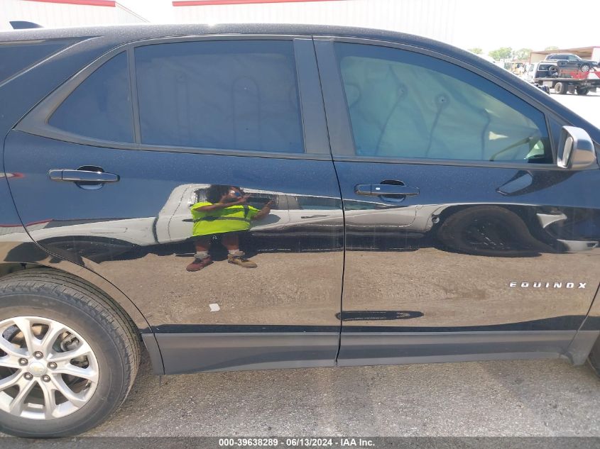 2020 Chevrolet Equinox Fwd Ls VIN: 2GNAXHEV7L6225876 Lot: 39638289