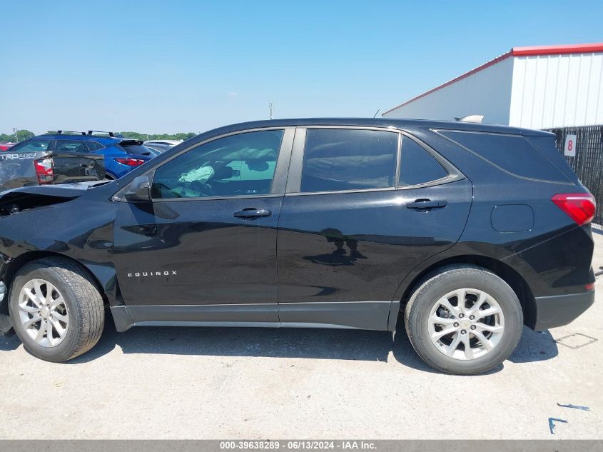 2020 Chevrolet Equinox Fwd Ls VIN: 2GNAXHEV7L6225876 Lot: 39638289