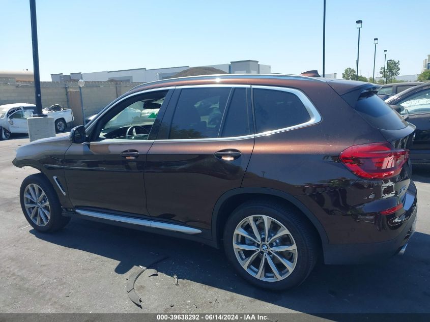 2019 BMW X3 Sdrive30I VIN: 5UXTR7C53KLF27276 Lot: 39638292