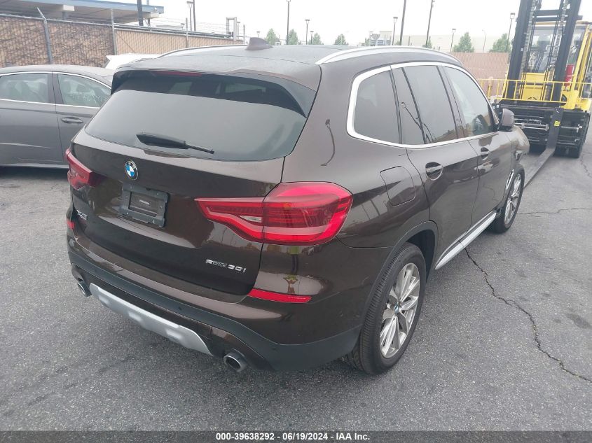 2019 BMW X3 SDRIVE30I - 5UXTR7C53KLF27276