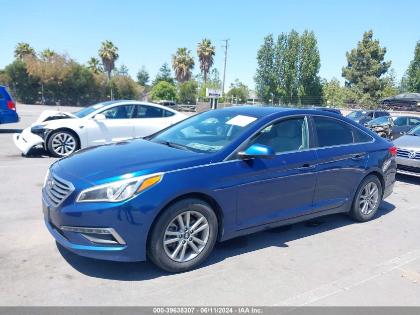 2015 Hyundai Sonata Se VIN: 5NPE24AF5FH181098 Lot: 39638307