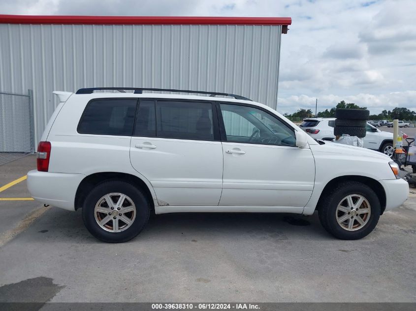 2004 Toyota Highlander V6 VIN: JTEGP21A540023322 Lot: 39638310