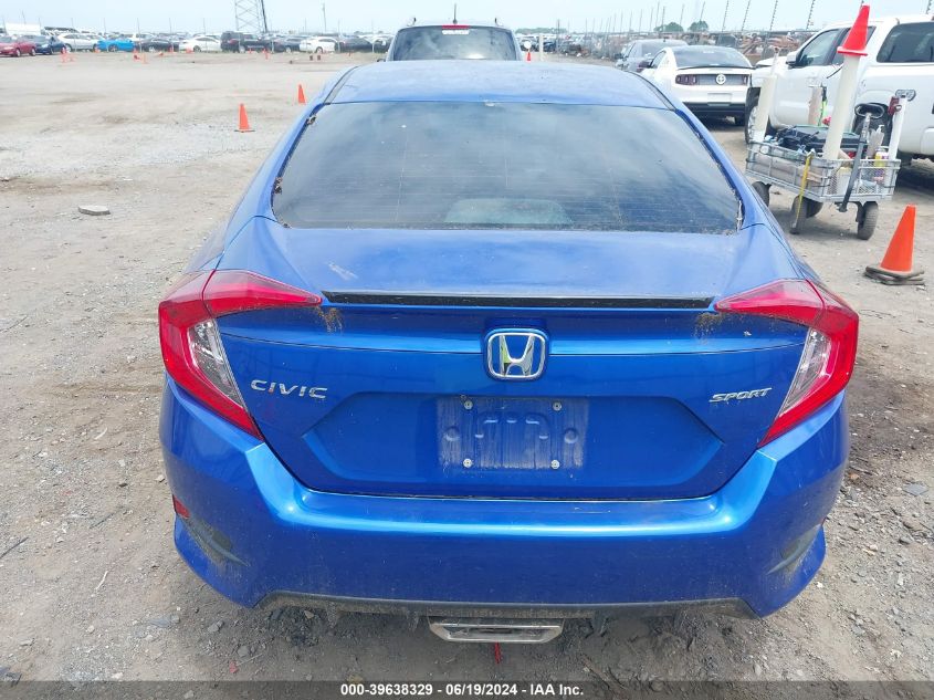 2019 Honda Civic Sport VIN: 19XFC2F8XKE034886 Lot: 39638329