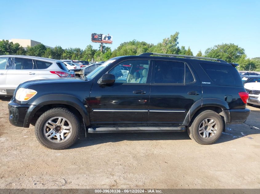 2005 Toyota Sequoia Limited V8 VIN: 5TDZT38A45S261679 Lot: 39638336