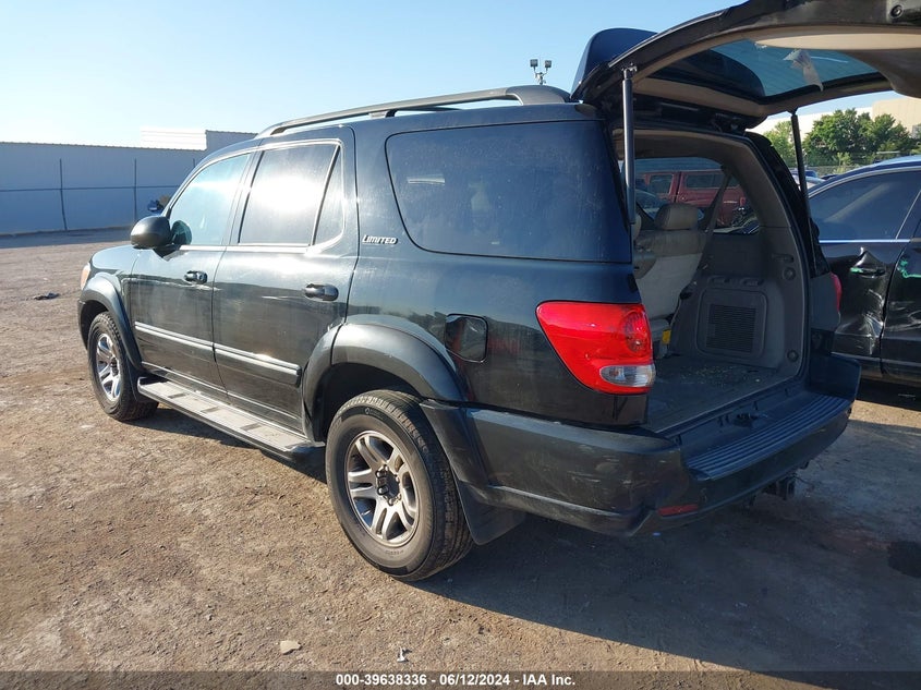 2005 Toyota Sequoia Limited V8 VIN: 5TDZT38A45S261679 Lot: 39638336