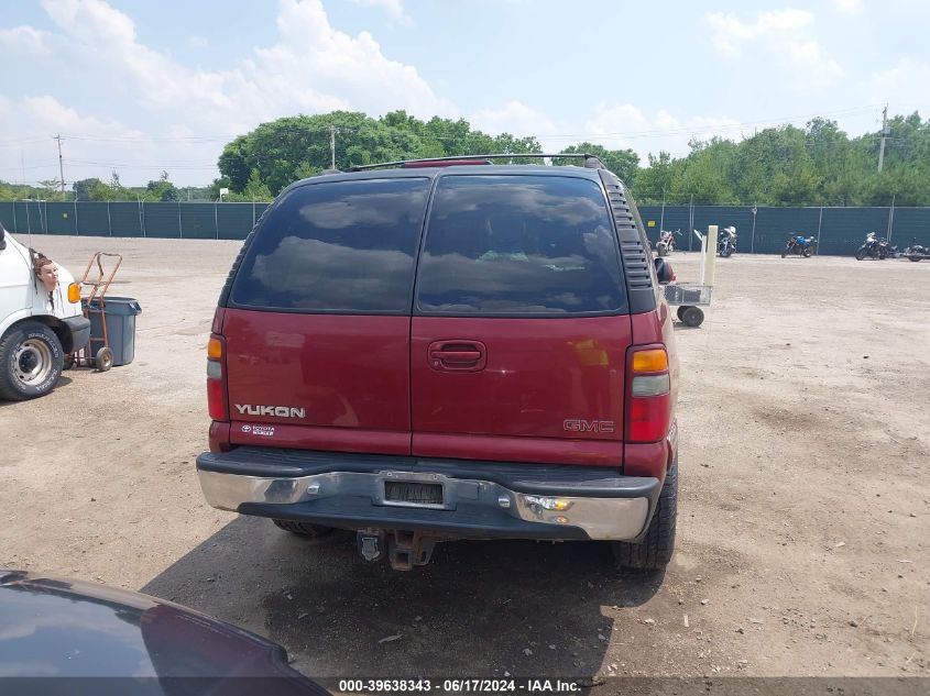 2001 GMC Yukon Slt VIN: 1GKEK13T21J226441 Lot: 39638343