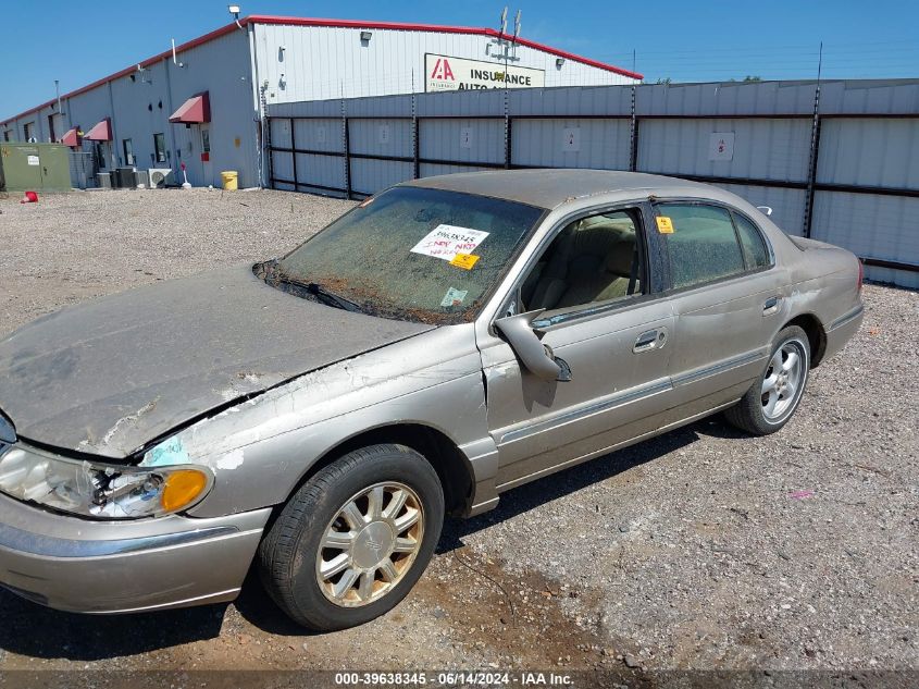 1999 Lincoln Continental VIN: 1LNHM97V3XY637307 Lot: 39638345