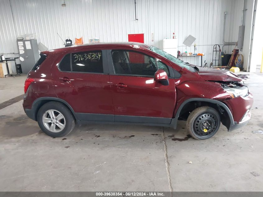 2017 Chevrolet Trax Ls VIN: 3GNCJNSB7HL161943 Lot: 39638354