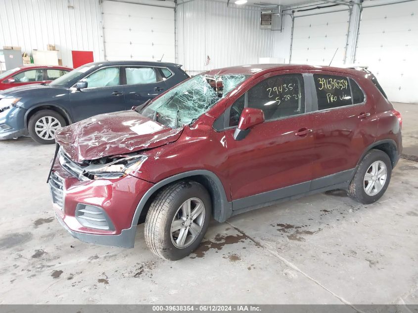 2017 Chevrolet Trax Ls VIN: 3GNCJNSB7HL161943 Lot: 39638354