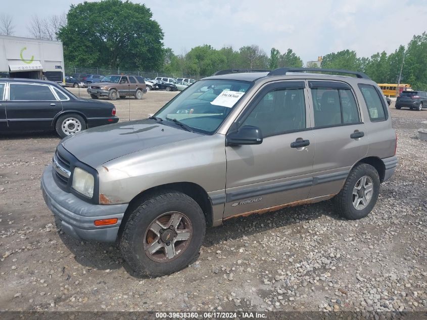 2002 Chevrolet Tracker Hard Top Base VIN: 2CNBJ13C626924286 Lot: 39638360