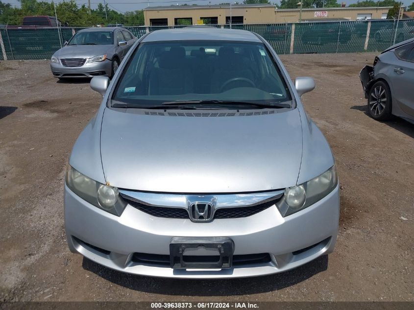 2009 Honda Civic Lx VIN: 2HGFA16559H301132 Lot: 39638373