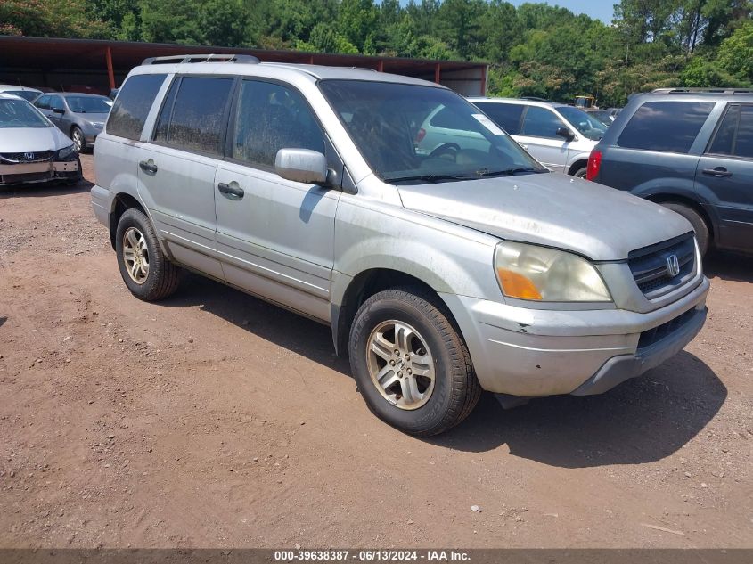 2004 Honda Pilot Ex-L VIN: 2HKYF18534H535842 Lot: 39638387