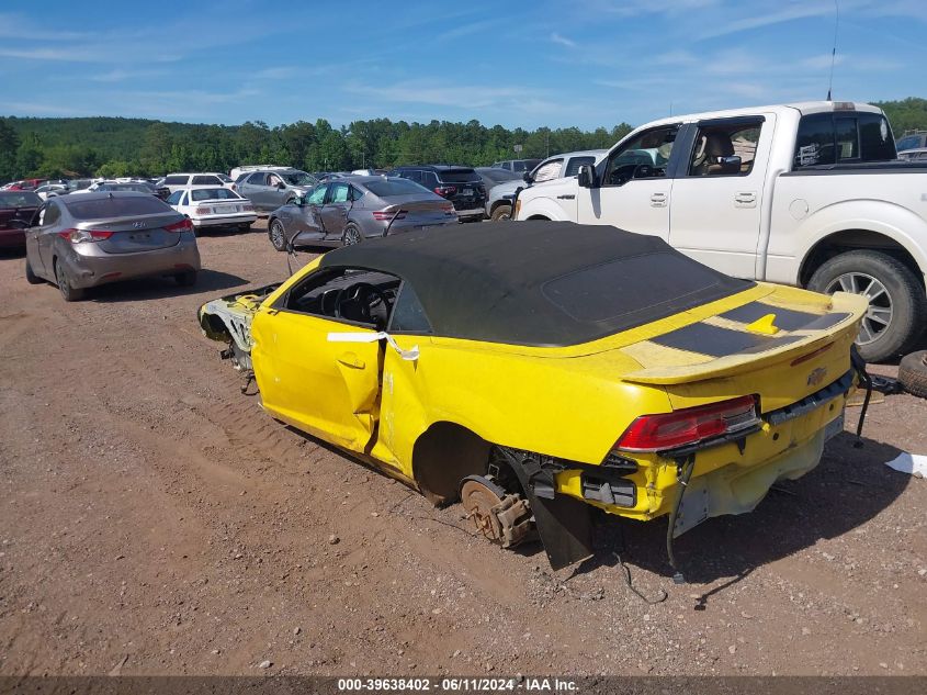 2014 CHEVROLET CAMARO 2LT - 2G1FG3D3XE9164101