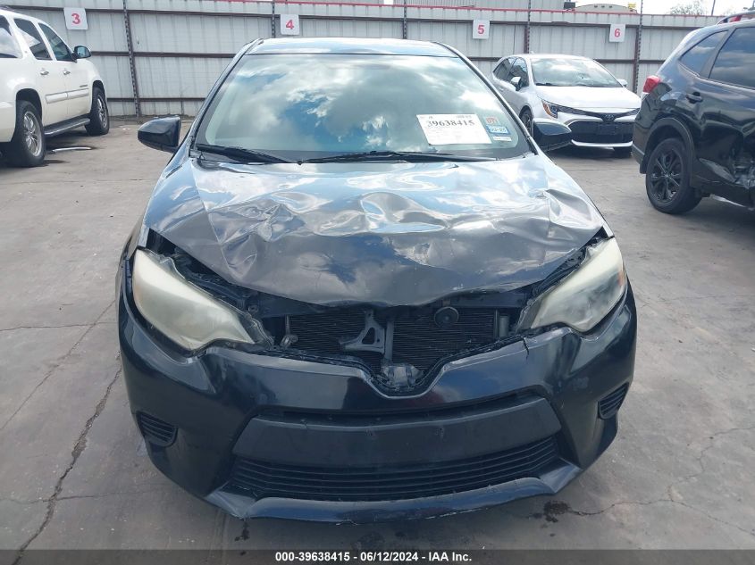 2014 Toyota Corolla L VIN: 2T1BURHE3EC107512 Lot: 39638415