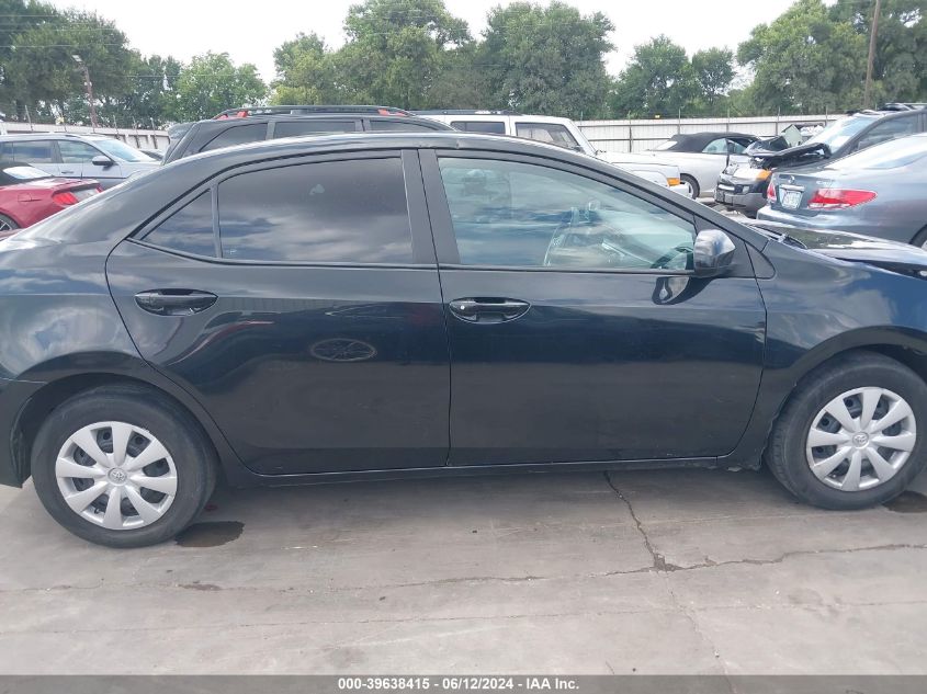 2014 Toyota Corolla L VIN: 2T1BURHE3EC107512 Lot: 39638415