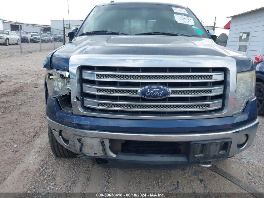 2013 Ford F-150 Lariat VIN: 1FTFW1ET7DKE97768 Lot: 39638418