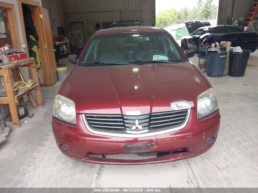 2007 Mitsubishi Galant Es/Se VIN: 4A3AB36F07E064433 Lot: 39638440